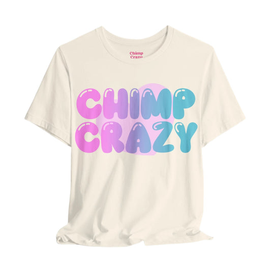 Bubblegum Chimp Crazy Logo Unisex Jersey Short Sleeve Tee