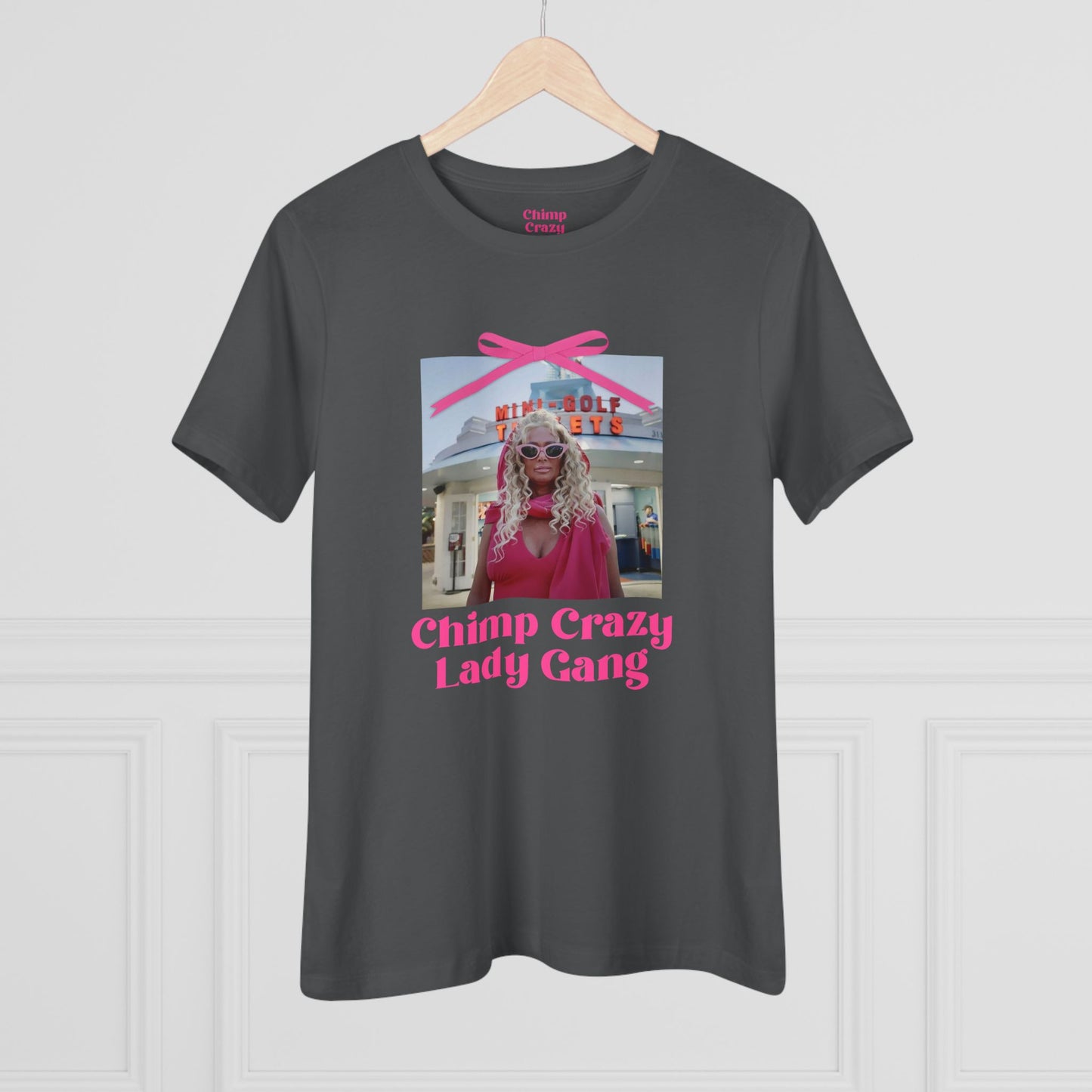 Chimp Crazy Lady Gang Women's Cotton Tee