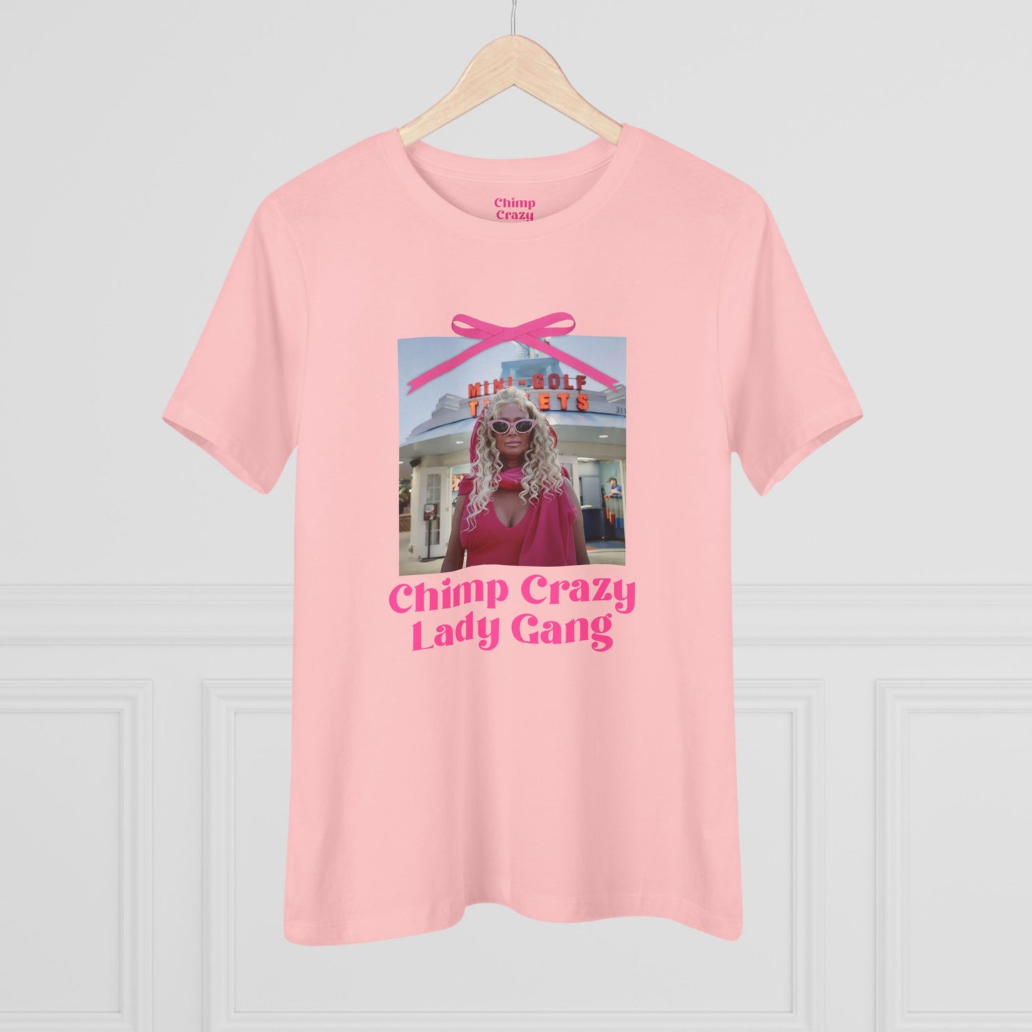 Chimp Crazy Lady Gang Women's Cotton Tee