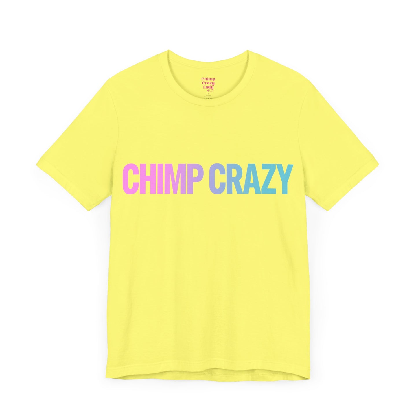 Official Chimp Crazy Logo Unisex Jersey Short Sleeve Tee