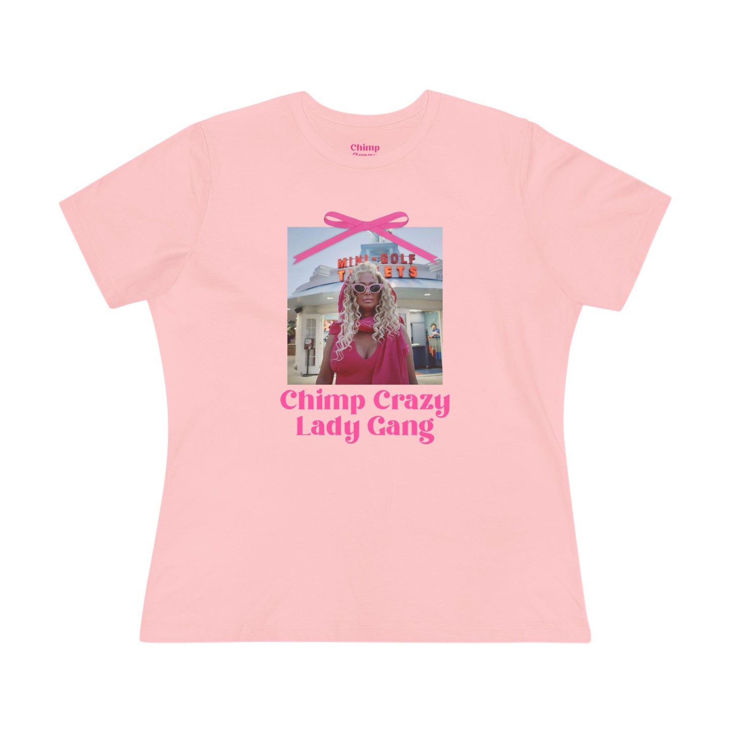 Chimp Crazy Lady Gang Women's Cotton Tee