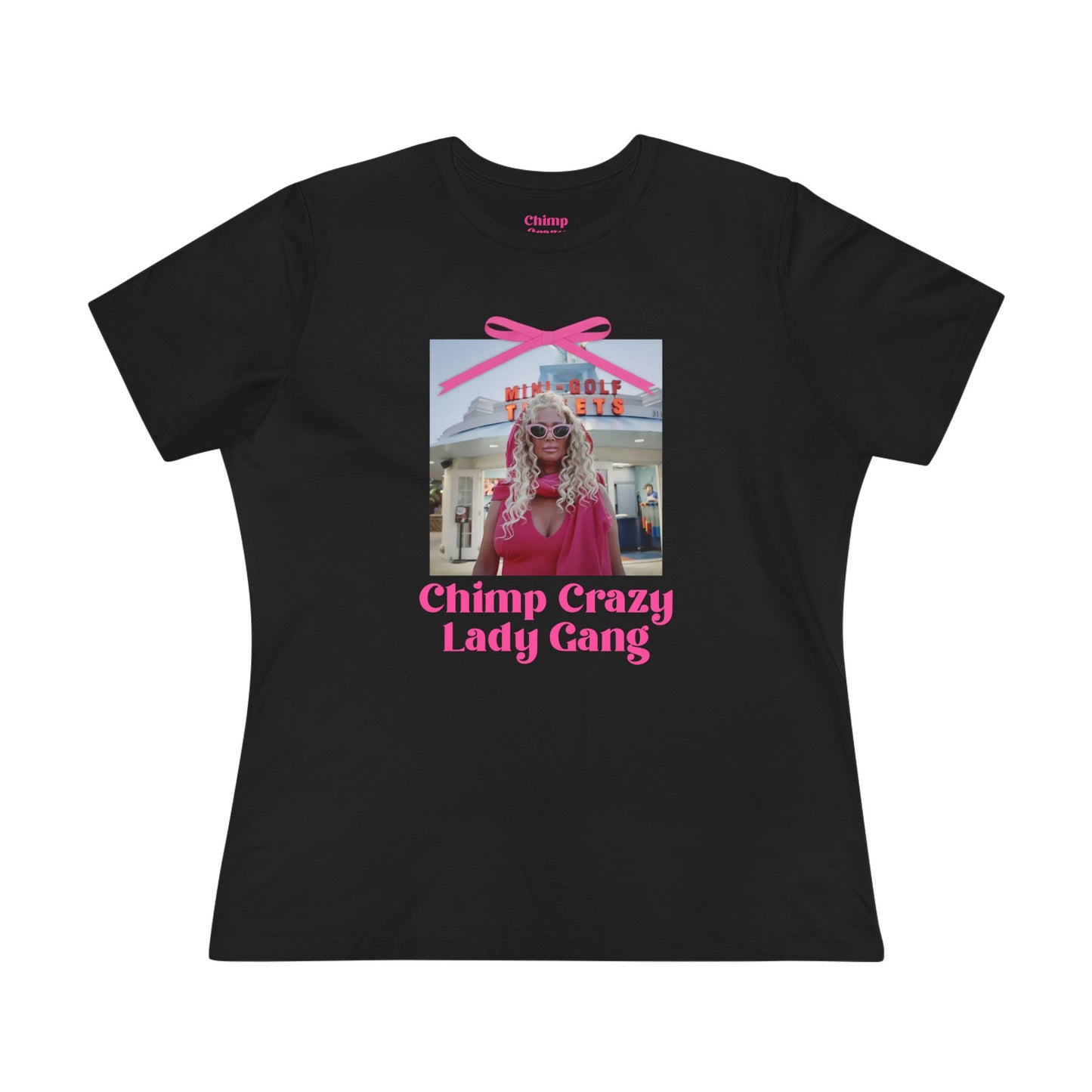 Chimp Crazy Lady Gang Women's Cotton Tee