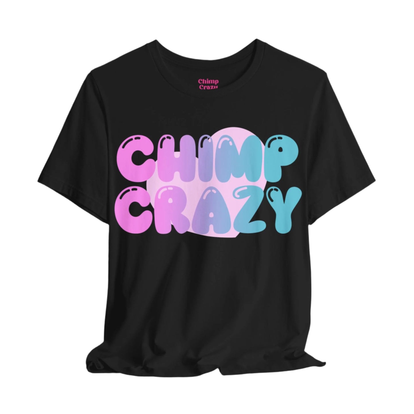 Bubblegum Chimp Crazy Logo Unisex Jersey Short Sleeve Tee