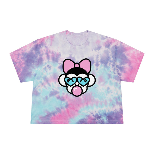 Chimp Crazy Lady Gang Tie-Dye Crop Tee