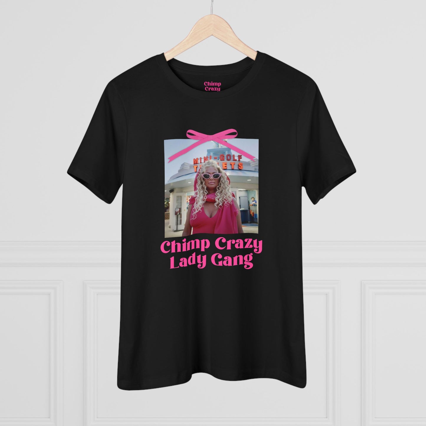 Chimp Crazy Lady Gang Women's Cotton Tee