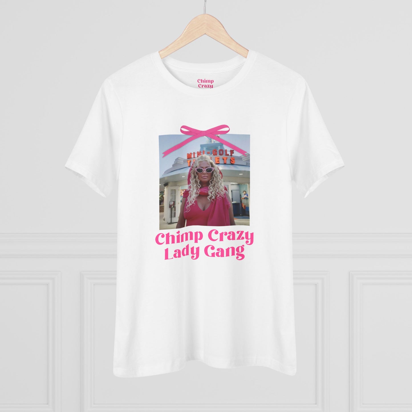 Chimp Crazy Lady Gang Women's Cotton Tee