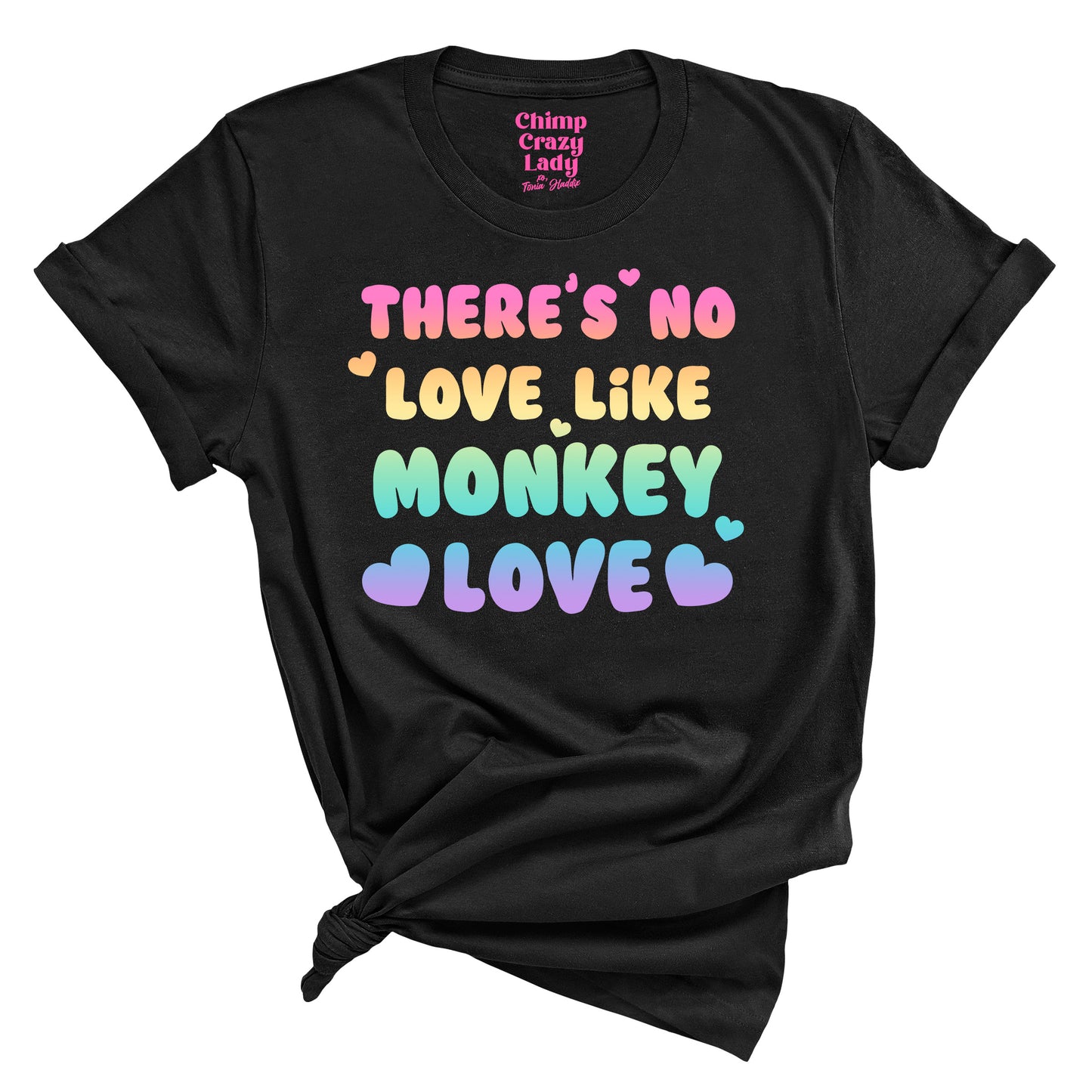 There's no love like MONKEY LOVE Women's Cotton Tee